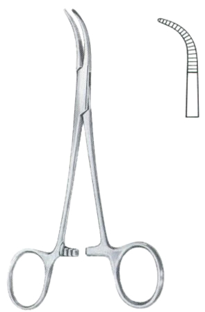 Baby-Adson Ligature Forceps BJ 14cm/5 1/2"