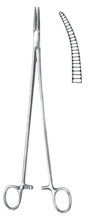 Bridge Hemostatic Forceps BJ Curved 27cm/10 1/2"