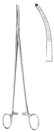 Toennis Dissecting Forceps BJ Curved 1:2 21cm/8 1/4"
