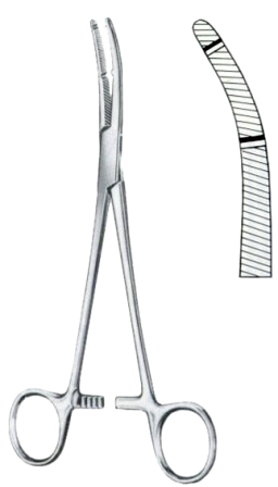 Heaney Hysterectomy Forceps BJ 23.5cm/9"