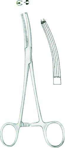 Long Clamp Forceps BJ 19cm/7 1/2"