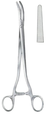 Segond-Landau Hysterectomy Forceps SJ 24cm/9 1/2"