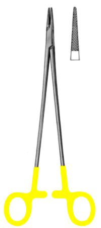 De-Bakey-Fine Needle Holders BJ 20cm/8" TC GOLD