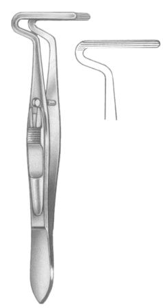Berke Strabismus Forceps 10cm/4"