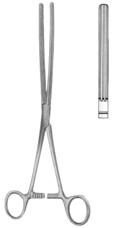Doyen-Atrauma Intestinal Clamps Forceps BJ Straight 13cm/5"