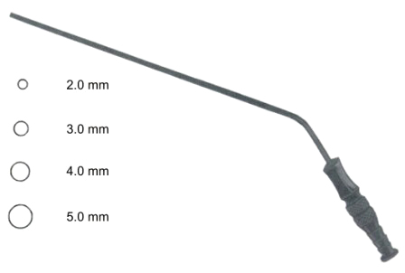 Malleable, Black Suction Tubes 19.5cm/7 3/4" 5mm