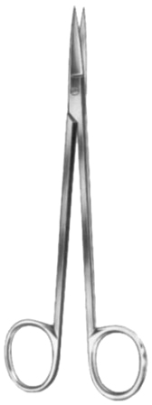 Kelly Gynecological Scissors Striaght 16cm/6 1/4"