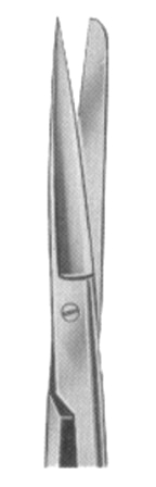 Sims Gynecological Scissors Striaght 20cm/8" Sh/Bl