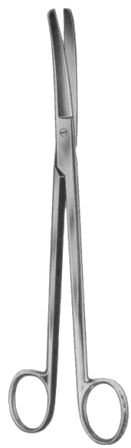 Sims Gynecological Scissors Curved 20cm/8" Bl/Bl