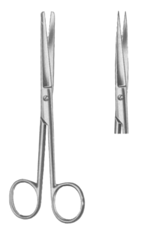 Grazil Operating Scissors Straight 13cm/5" Sh/Sh
