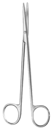 Metzenbaum-Fine Dissecting Scissors Straight 23cm/9" Bl/Bl