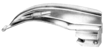McIntosh Laryngoscope Blade Fig # 1, working length 75mm, Children's