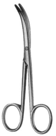 Landolt Enucleation Scissors Curved 12.5cm/5"