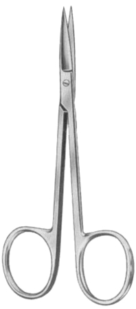Fine Scissors Standard Curved 11.5cm/4 1/2"