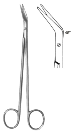 De Bakey Vascular Scissors 45