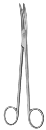 Prince Tonsil Scissors 17.5cm/7"