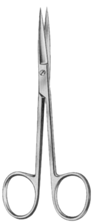 Iris Scissors Fine Straight 12cm/4 3/4"