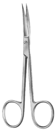 Iris Scissors Fine Curved 12cm/4 3/4"