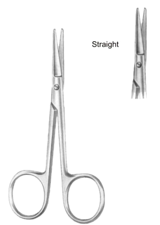 Knapp Eye and Fine Scissors Striaght 10.5cm/4 1/4"
