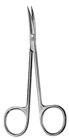 Fine Eye Scissors Curved 10.5cm/4 1/4"