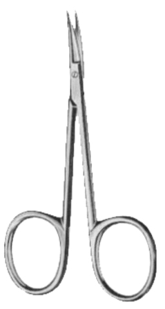 Bonn Eye Scissors Curved 8cm/3 1/4"