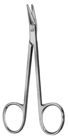 Graefe Eye Scissors Angled 10.5cm/4 1/4"