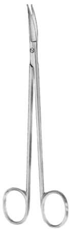 Strully Dissecting Scissors Curved 22cm/8 3/4"