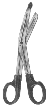 Universal Bandage Scissors (Black) 14.5cm/5 3/4"