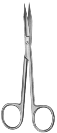 Goldmann-Fox Gum Scissors Curved 13cm/5"