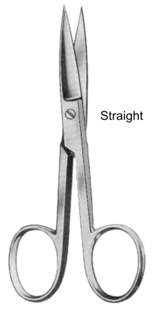 Nail Scissors Straight   9cm/3 1/2"