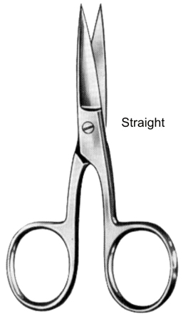 Nail Scissors Straight 10.5cm/4 1/4"