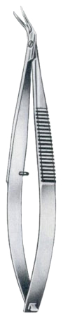 Castroviejo Iridectomy Scissors Right 10cm/4"