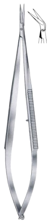Jacobson Micro Scissors Angled 18cm/7"