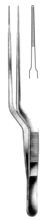 Gerald Dressing Fcps serr Bayonet shaped 18cm