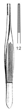 McIndoe Tissue Fcps 1x2T 15cm