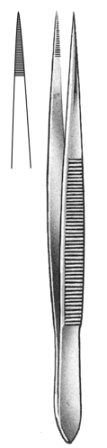 Fine Pattern D/Fcps serr str delicate 10.5cm