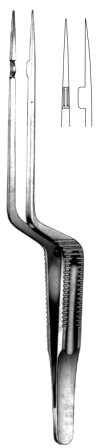 Micro Fcps Bayonet shaped smooth fine 22.5cm