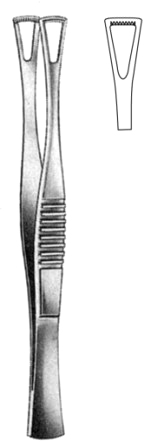 Duval Tissue Fcps 7mm, 14.5cm