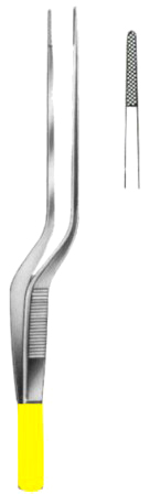 Grunwald Dressing Forceps 18cm/7" TC GOLD