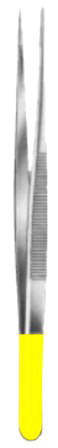 Potts-Smith Dressing Forceps Straight 23cm/9"  TC GOLD