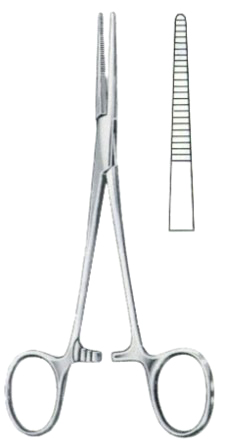 Kelly-Rankin Hemostatic Forceps BJ Straight 16cm/6 1/4"