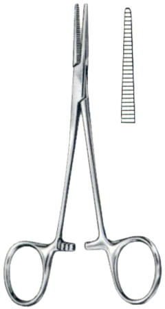 Baby-Crile Hemostatic Forceps BJ Straight 1:2 14cm/5 1/2"