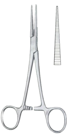 Coller-Crile Hemostaic Forceps BJ Curved 16cm/6 1/4"