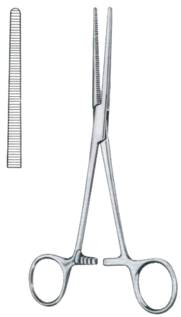 Rochester-Pean Hemostatic Forceps BJ Straight 30cm/12"
