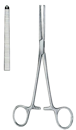 Ochsner-Kocher Hemostatic Forceps BJ Straight 1:2 13cm/5"