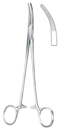 Adson Hemostatic Forceps BJ Curved 18.5cm/7 1/4"
