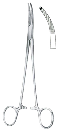 Adson Hemostatic Forceps BJ Curved 1:2 8.5cm/7 1/4"