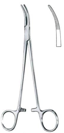 Schnidt Hemostatic Forceps BJ Sightly Curved 19cm/7 1/2"