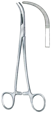 Overholt-Slim Ligature Forceps BJ 21.5cm/8 1/4"
