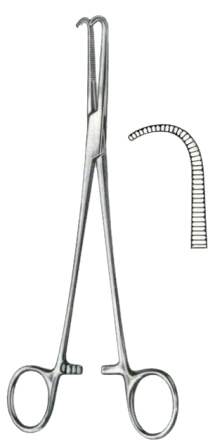 Negus Tonsil Artery Forceps 19cm/7 1/2" Fig # 1 Large Curved
